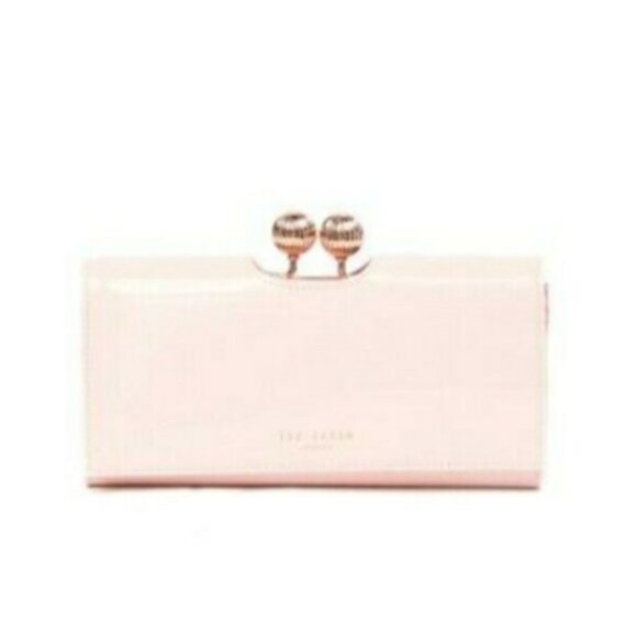 TED BAKER Felicee Patent Leather Matinee Purse Clutch Wallet - Picture 1 of 10